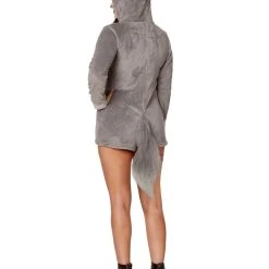 Spirit Halloween Adult Wolf Romper Costume -Cheap Trick Or Treat Hub Store 01479617 b