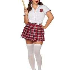 Spirit Halloween School Girl Plus Size Costume Kit