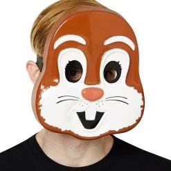 Spirit Halloween Bunny Half Mask - Trick 'r Treat -Cheap Trick Or Treat Hub Store 01480169 c