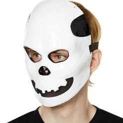 Spirit Halloween Skeleton Half Mask - Trick 'r Treat -Cheap Trick Or Treat Hub Store 01480185 c