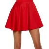 Spirit Halloween Red Scuba Skater Skirt