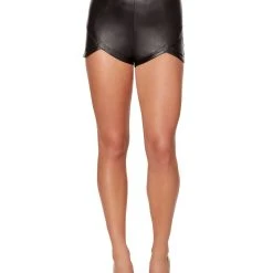 Spirit Halloween Faux Leather Shorts -Cheap Trick Or Treat Hub Store 01481647 b