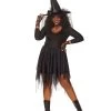 Spirit Halloween Adult Layered Black Plus Size Skirt