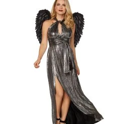 Spirit Halloween Adult Black Endless Dress