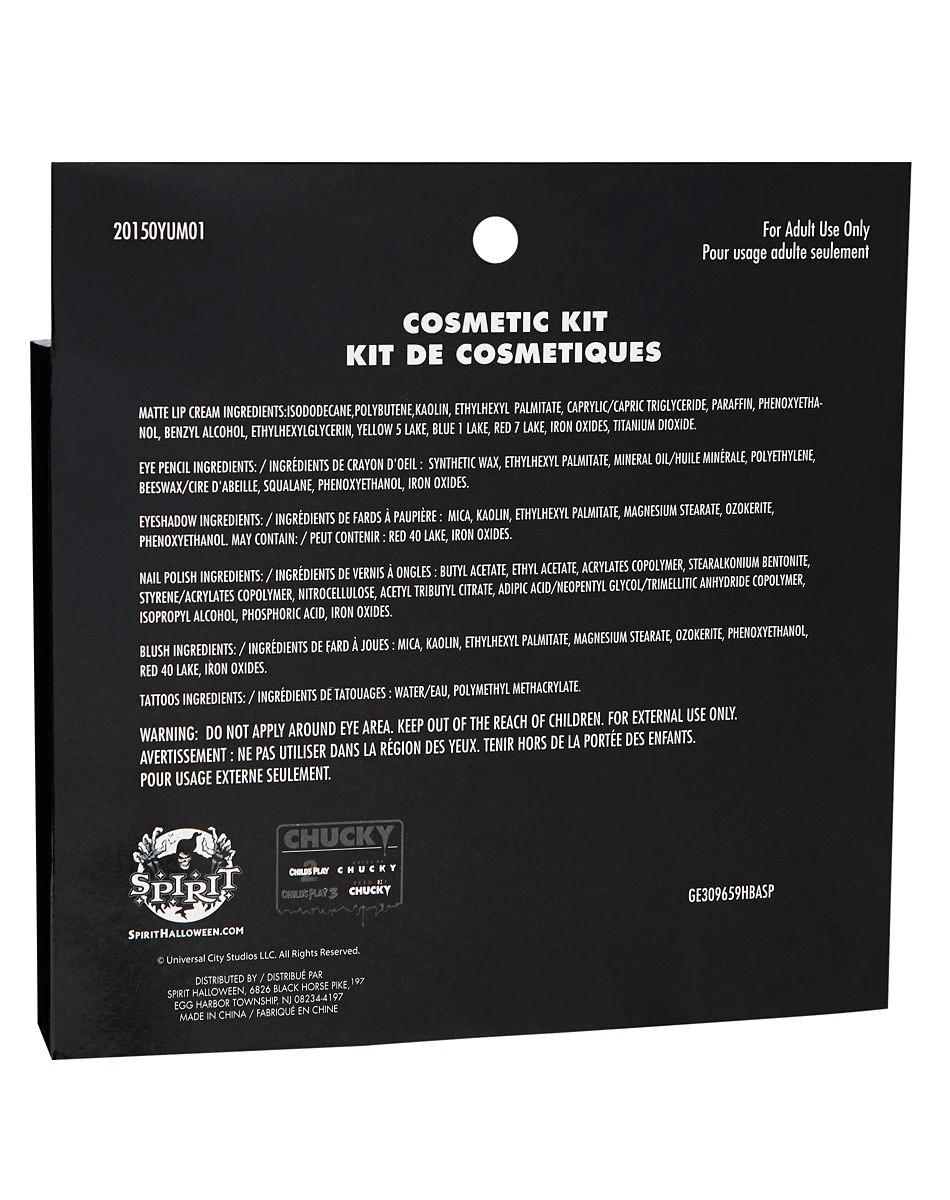 Spirit Halloween Tiffany Makeup Kit - Bride of Chucky 3 Spirit Halloween Tiffany Makeup Kit - Bride of Chucky - Image 3