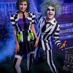 Spirit Halloween Adult Beetlejuice Striped Suit 5 Spirit Halloween Adult Beetlejuice Striped Suit -Cheap Trick Or Treat Hub Store 01484245 c