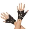 Spirit Halloween Studded Punk Rock Fingerless Gloves