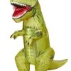 Spirit Halloween Adult Green Dinosaur Inflatable Costume
