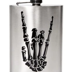 Spirit Halloween Skeleton Punk Flask