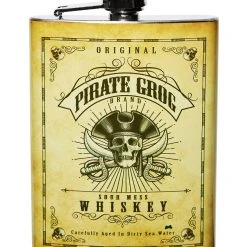 Spirit Halloween Pirate Flask - 8 oz.