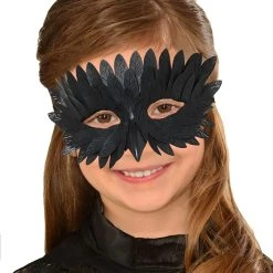 Spirit Halloween Kids Raven Eye Mask