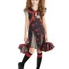 Spirit Halloween Kids Dreadful Zombie Cheerleader Costume