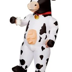 Spirit Halloween Adult Inflatable Cow Costume