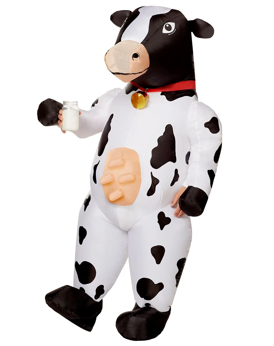 Spirit Halloween Adult Inflatable Cow Costume 1 Spirit Halloween Adult Inflatable Cow Costume