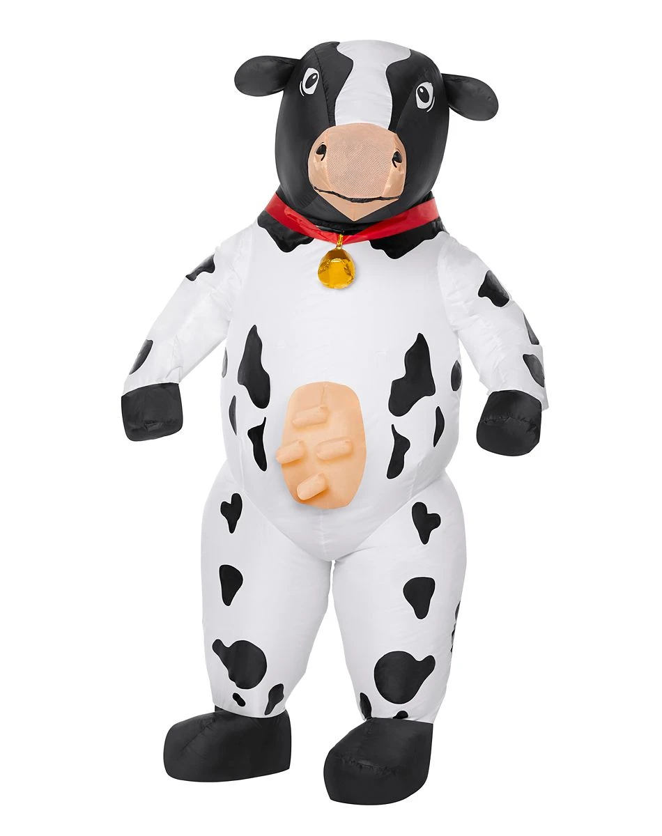 Spirit Halloween Adult Inflatable Cow Costume 3 Spirit Halloween Adult Inflatable Cow Costume - Image 3