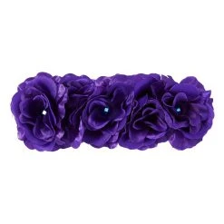 Spirit Halloween Purple Rose Headband