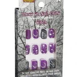 Spirit Halloween Kids Twilight Press On Witch Nails -Cheap Trick Or Treat Hub Store 01486893 c