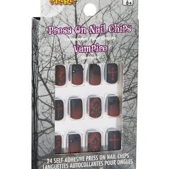 Spirit Halloween Kids Twilight Press On Vampire Nails -Cheap Trick Or Treat Hub Store 01486901 c