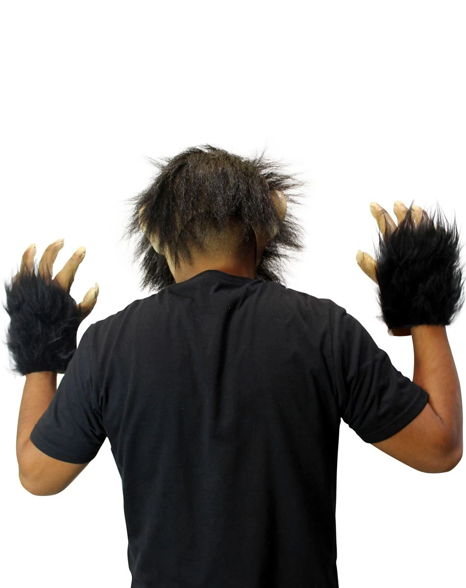 Spirit Halloween Chimp Half Mask with Hands 4 Spirit Halloween Chimp Half Mask with Hands - Image 4