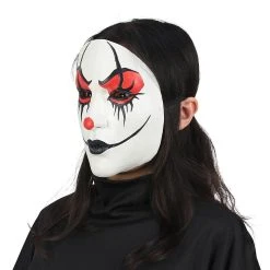 Spirit Halloween Female Clown Half Mask -Cheap Trick Or Treat Hub Store 01488451 c