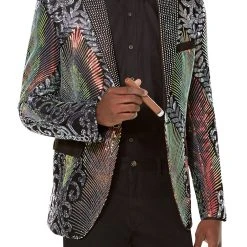 Spirit Halloween Adult '20s Multicolored Jacket -Cheap Trick Or Treat Hub Store 01488824 c