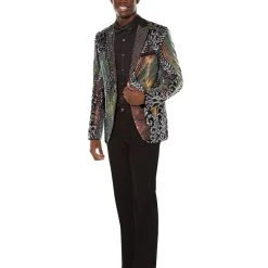 Spirit Halloween Adult '20s Multicolored Jacket -Cheap Trick Or Treat Hub Store 01488824 d