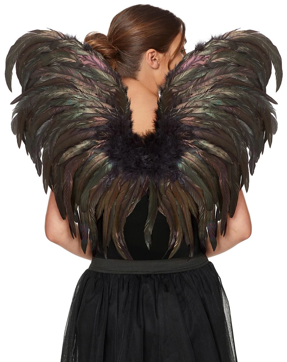 Spirit Halloween Fallen Angel Oil Slick Wings 1 Spirit Halloween Fallen Angel Oil Slick Wings