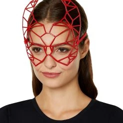 Spirit Halloween Geometric Devil Mask -Cheap Trick Or Treat Hub Store 01489566 c