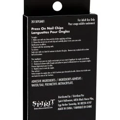 Spirit Halloween Leopard Print Press On Nails -Cheap Trick Or Treat Hub Store 01492263 d