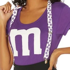 Spirit Halloween Adult Purple M&M'S Costume Kit -Cheap Trick Or Treat Hub Store 01493568 c