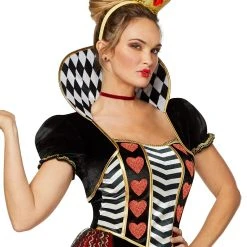 Spirit Halloween Adult Queen of Hearts Costume 7 Spirit Halloween Adult Queen of Hearts Costume -Cheap Trick Or Treat Hub Store 01493808 c