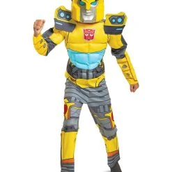 Spirit Halloween Kids Muscle Bumblebee Costume - Transformers
