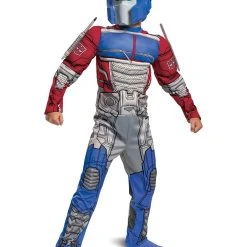 Spirit Halloween Kids Muscle Optimus Prime Costume - Transformers -Cheap Trick Or Treat Hub Store 01494434 c