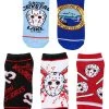 Spirit Halloween Friday the 13th Ankle Socks - 5 Pack