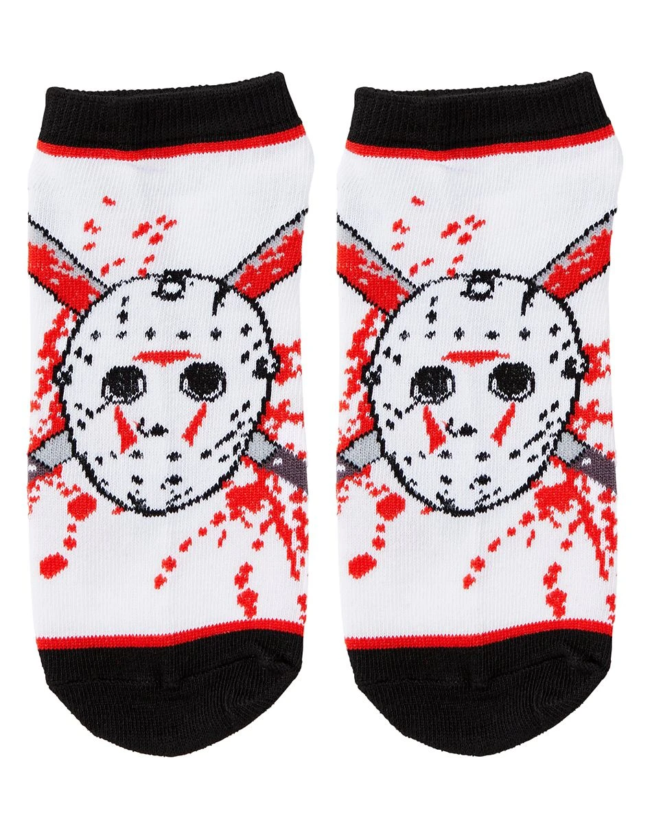 Spirit Halloween Friday the 13th Ankle Socks - 5 Pack 4 Spirit Halloween Friday the 13th Ankle Socks - 5 Pack - Image 4