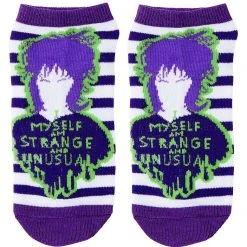 Spirit Halloween Beetlejuice Ankle Socks - 5 Pair -Cheap Trick Or Treat Hub Store 01494590 c