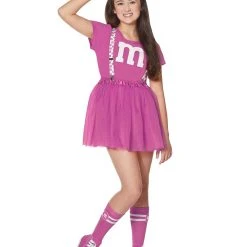 Spirit Halloween Teen Pink M&M'S Costume Kit