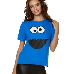 Spirit Halloween Adult Cookie Monster T Shirt - Sesame Street