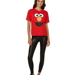 Spirit Halloween Adult Elmo T Shirt - Sesame Street -Cheap Trick Or Treat Hub Store 01496355 d