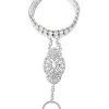 Spirit Halloween '20s Gem Hand Chain Bracelet