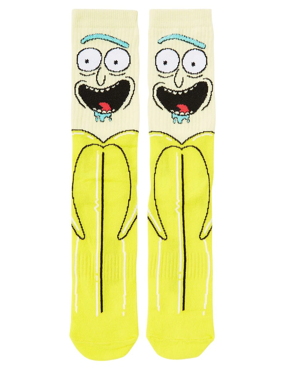 Spirit Halloween Banana Rick Crew Socks - Rick and Morty 1 Spirit Halloween Banana Rick Crew Socks - Rick and Morty