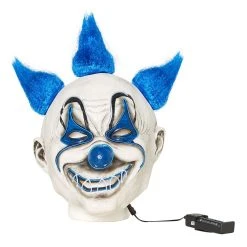 Spirit Halloween Light-Up Krazy Clown Full Mask -Cheap Trick Or Treat Hub Store 01498344 d