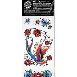 Spirit Halloween Punk Sleeve Temporary Tattoos 15 Spirit Halloween Punk Sleeve Temporary Tattoos -Cheap Trick Or Treat Hub Store 01498377 d