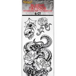Spirit Halloween Punk Sleeve Temporary Tattoos 16 Spirit Halloween Punk Sleeve Temporary Tattoos -Cheap Trick Or Treat Hub Store 01498377 e