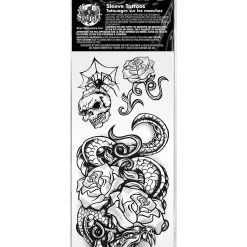 Spirit Halloween Punk Sleeve Temporary Tattoos 17 Spirit Halloween Punk Sleeve Temporary Tattoos -Cheap Trick Or Treat Hub Store 01498377 f