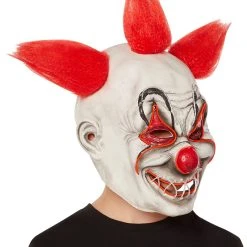 Spirit Halloween Kids Light-Up Krazy Clown Mask -Cheap Trick Or Treat Hub Store 01498385 c