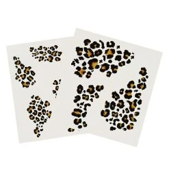 Spirit Halloween Cheetah Temporary Tattoos