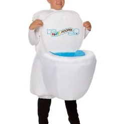 Spirit Halloween Kids Inflatable Toilet Costume with Sound