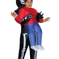 Spirit Halloween Kids Skeleton Inflatable Costume