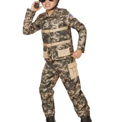 Spirit Halloween Kids Military Soldier Costume